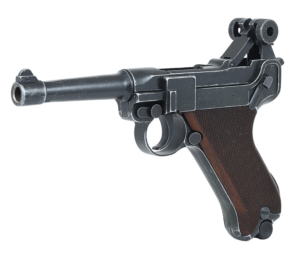 Schreckschuss Pistole ME P08 Luger Antik Look 9mm PAK