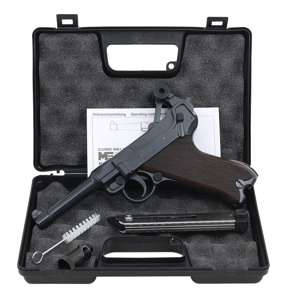 ME P08 Luger Schreckschuss Pistole 9mm PAK