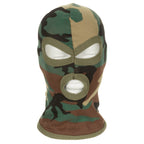 Dreiloch Kopfhaube Balaclava in den Tarnfarben Flecktarn / Woodland / AT-Digital