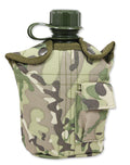 US Feldflasche Kunststofff 1 Liter mit Hülle Operation Camo