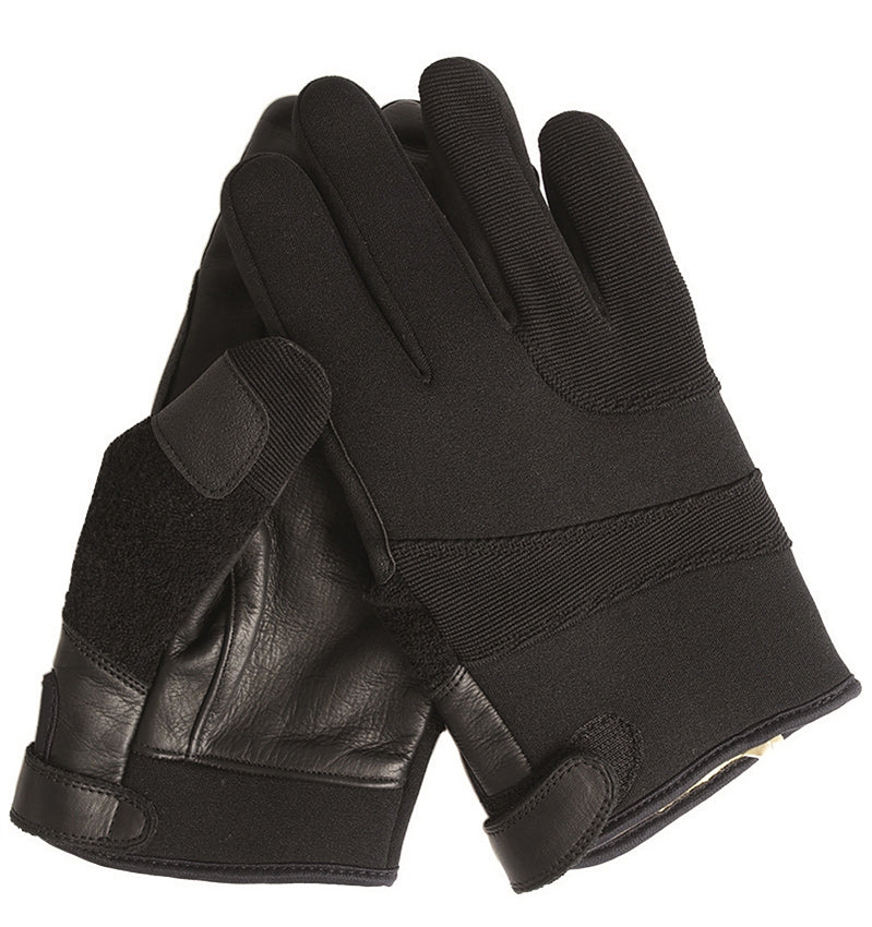 waffen handschuhe Mil-Tec Fingerhandschuh Neopren/Aramid Kevlar® by Dupont™