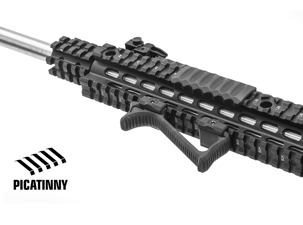 UTG Ultra Slim Angled Foregrip, Picatinny