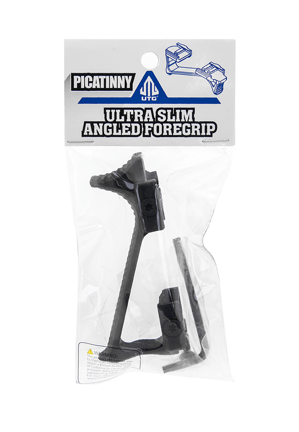 UTG Ultra Slim Angled Foregrip, Picatinny