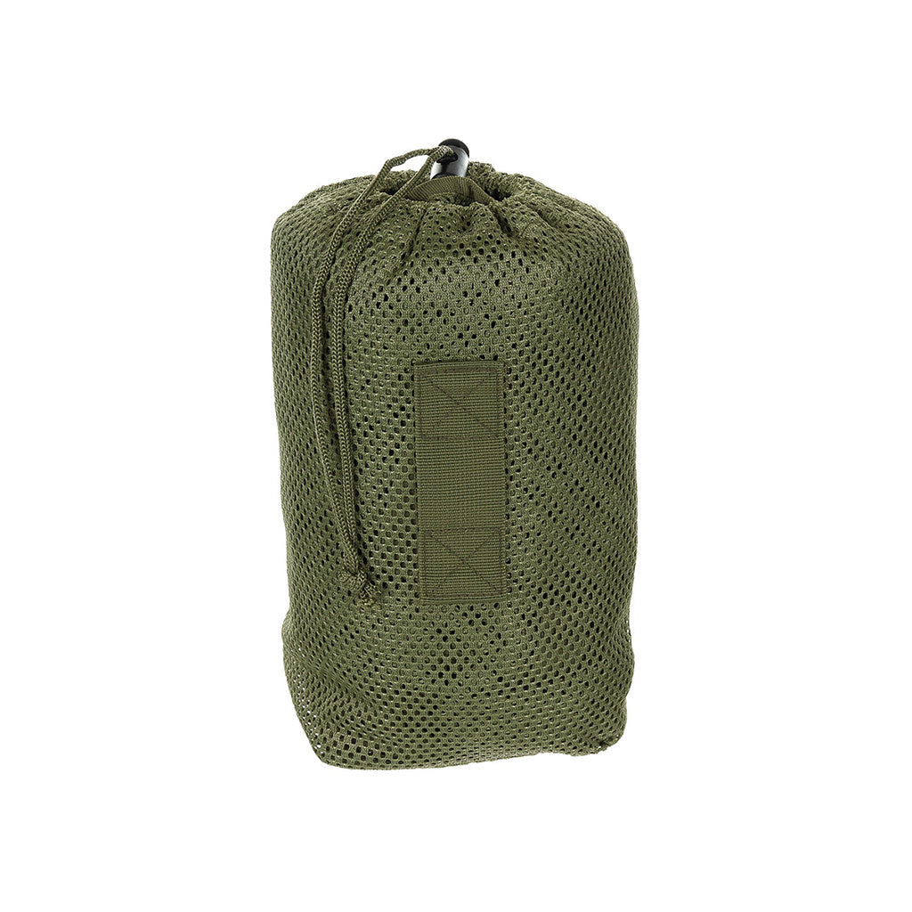 Netzmantel Olivgrün mit Schlaufen