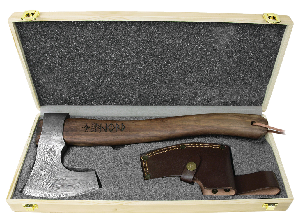 Njord Damast Wikinger Axt