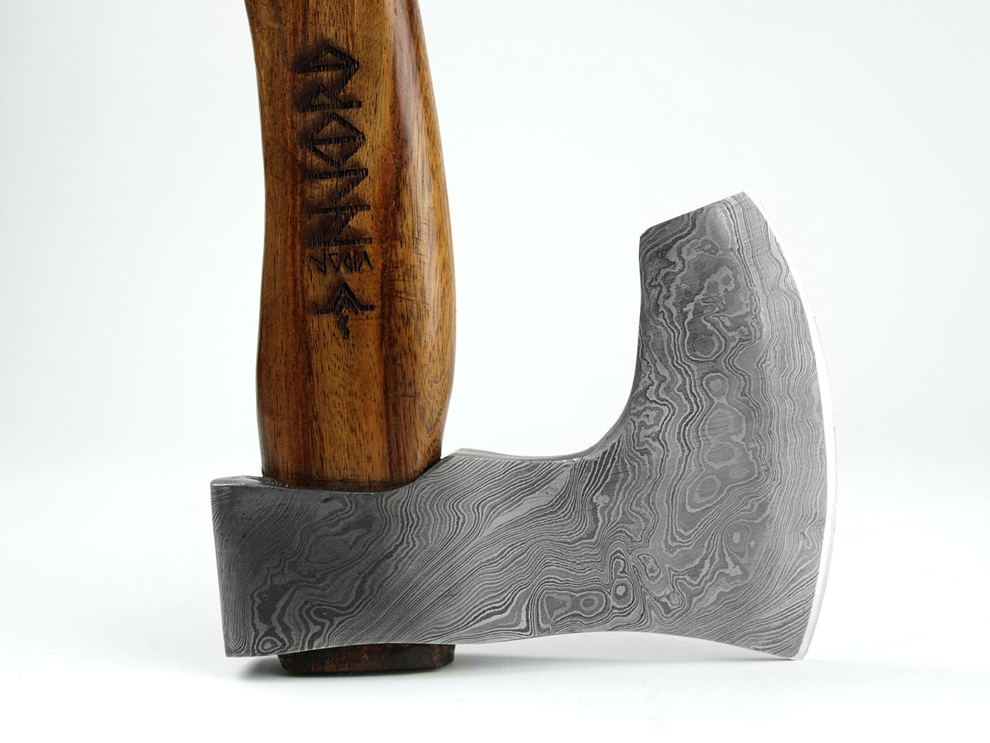 Njord Damast Wikinger Axt