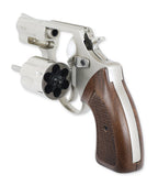 Röhm RG69 Nickel / Holzgriffschalen Schreckschuss 9mm RK