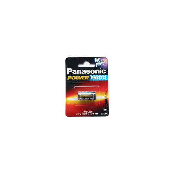 2 Stück Panasonic Lithium Batterien CR123