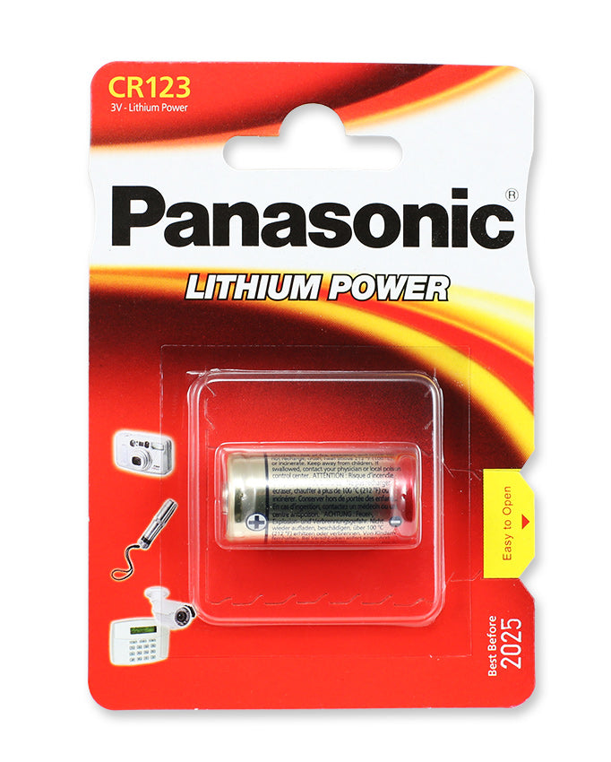 Panasonic Lithium Batterien CR123