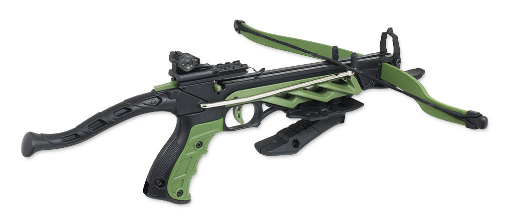 Alligator Pistolenarmbrust Schwarz/Grün - 80lbs / 175 kmh 