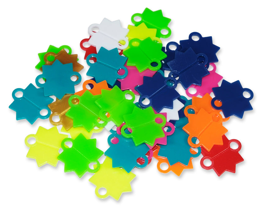 100 Luftgewehr Schießbuden Sterne bunt gemischt