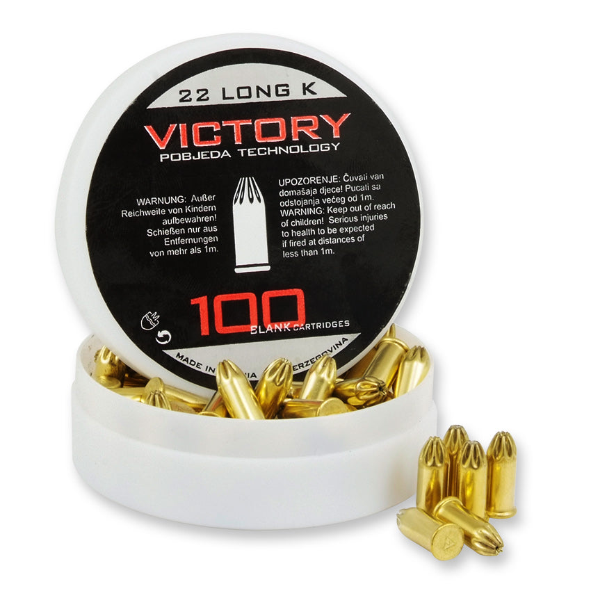 Victory .22 long Knallpatronen für Schreckschuss 50 Schuss
