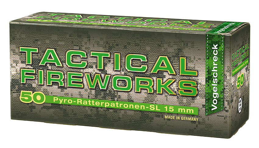 Pyro Ratterpatronen 50 tlg. für Schreckschuss Waffen