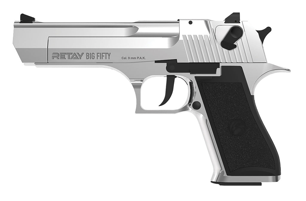 Schreckschusspistole RETAY Big Fifty Chrome 9mm P.A.K.