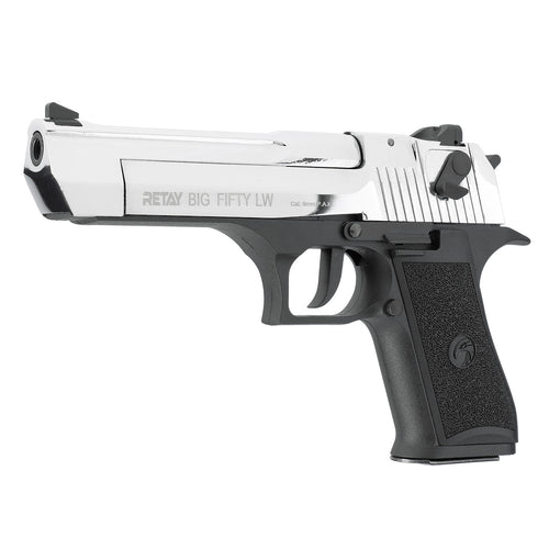 RETAY Big Fifty Chrome-Finish Schreckschusspistole 9mm PAK