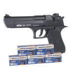 RETAY Big Fifty Black Schreckschusspistole 9mm PAK in Vollmetall +250 Knallaptronen