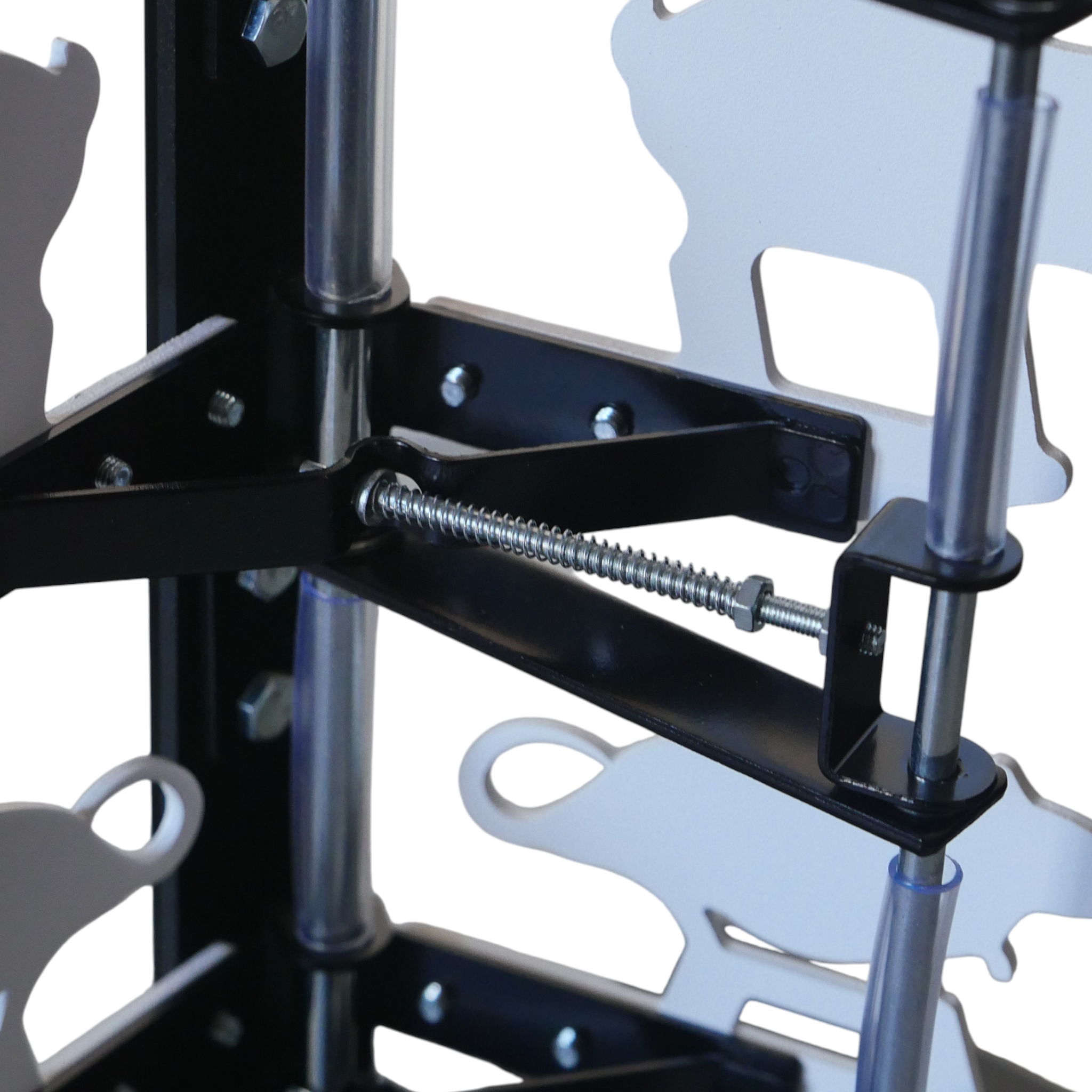 Duell-Zielständer mit 6 Zielen & 14×14 cm Scheibenhalterung