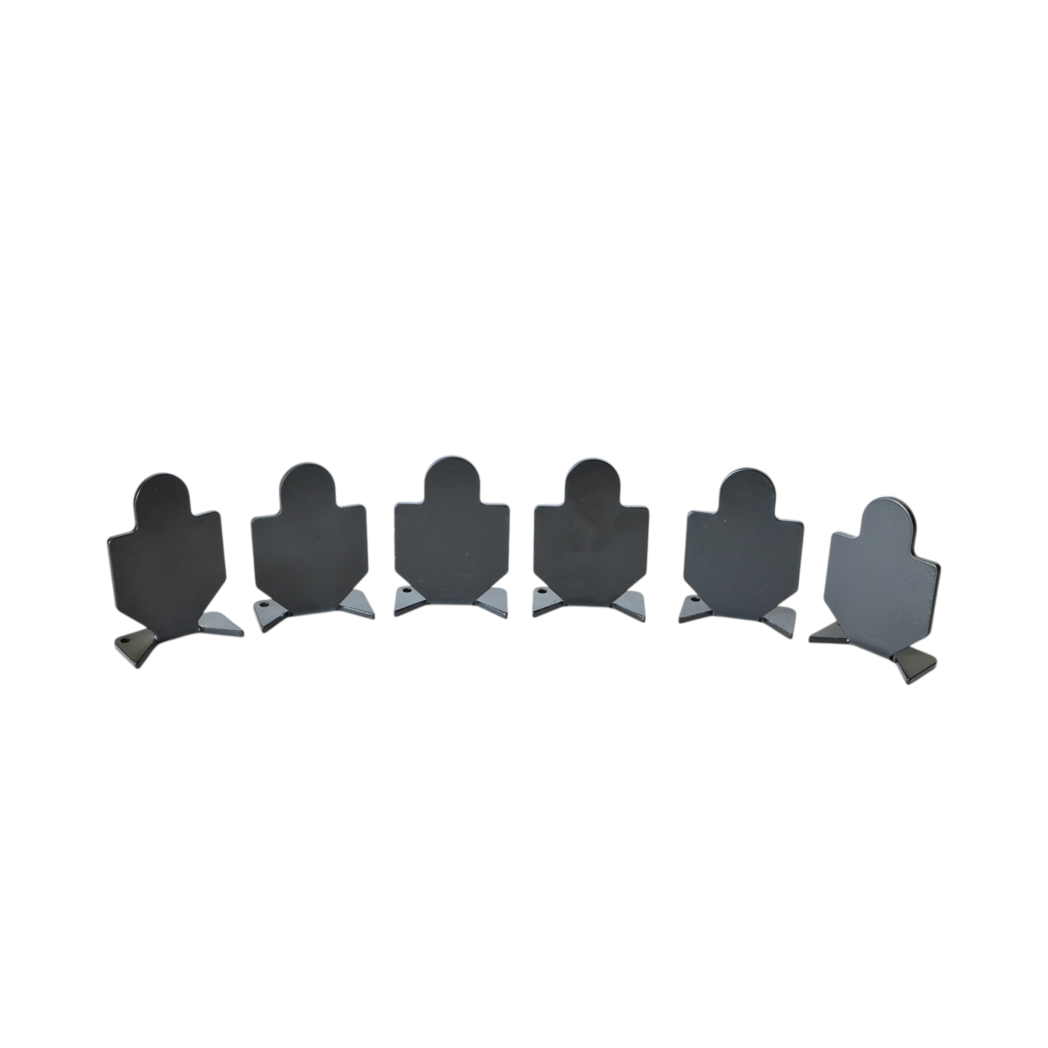 Stahlsilhouetten zum Aufstellen – Stahlziele Set (6 Stück)