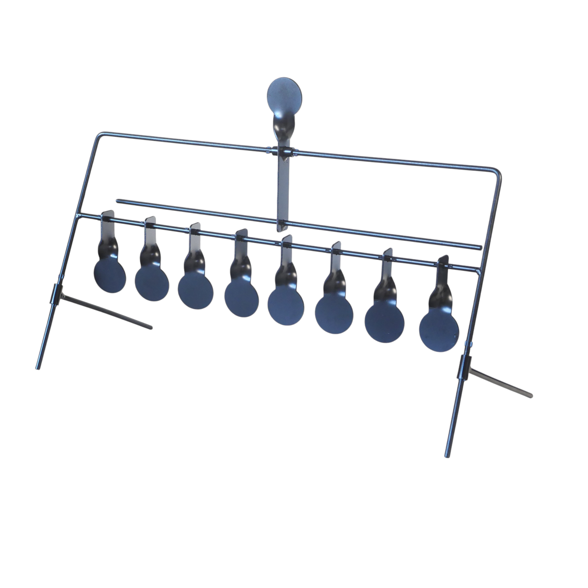 Pendelziel mit 9 Pendeln – Schießspiel für Luftdruckgewehre