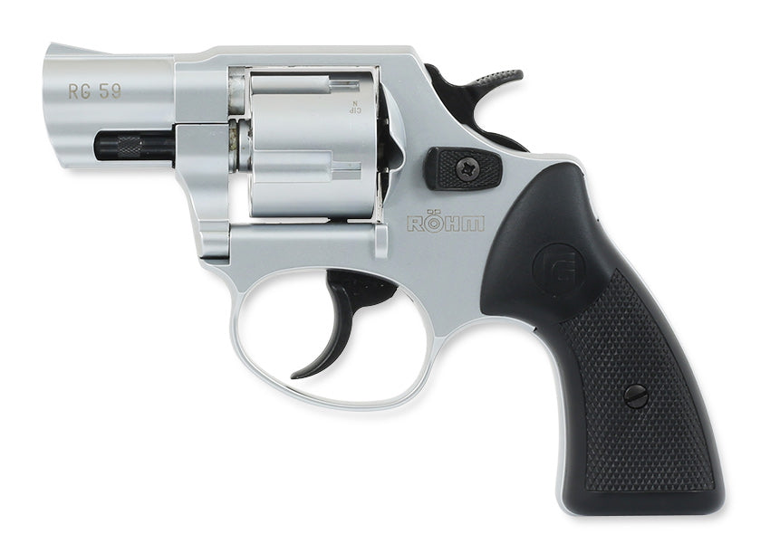Röhm RG59 Alu Chrome Schreckschussrevolver Kaliber 9mm RK 