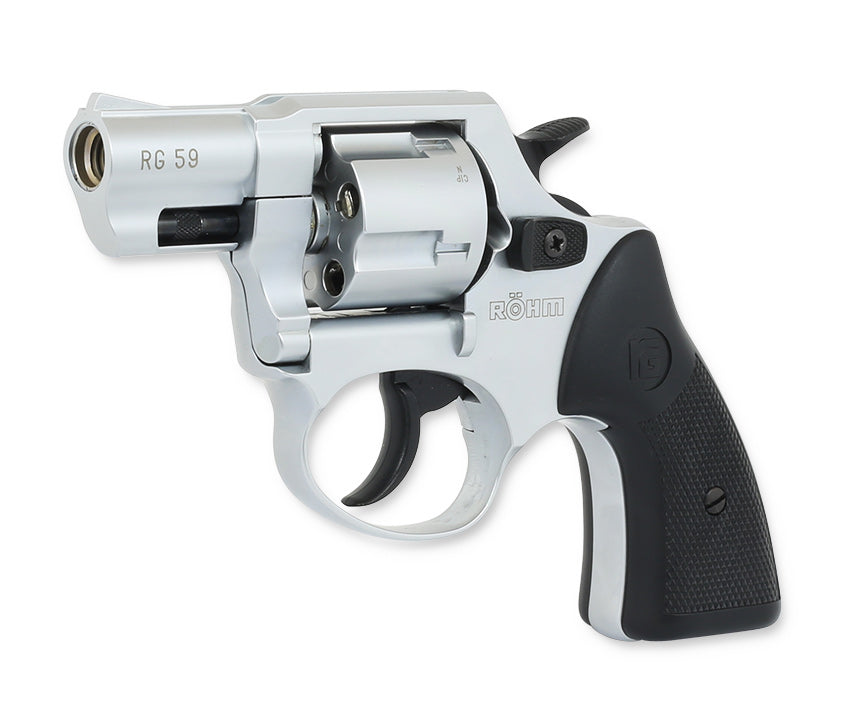 Röhm RG59 Alu Chrome Schreckschussrevolver Kaliber 9mm RK 