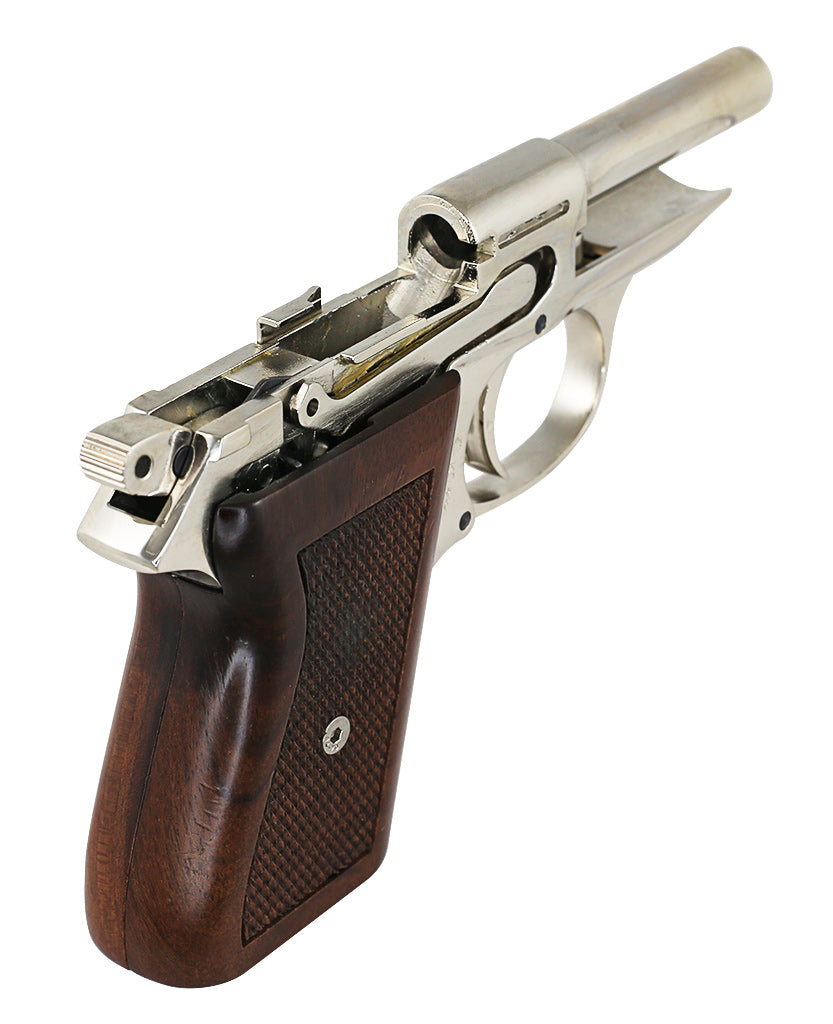 Rarität ! Röhm RG800 verchromt mit Holzgriffschalen Kaliber 8mm - VERKAUFT !