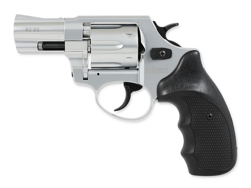 Röhm RG89 Alu Chrome Schreckschuss Revolver 9mm RK - Made in Germany
