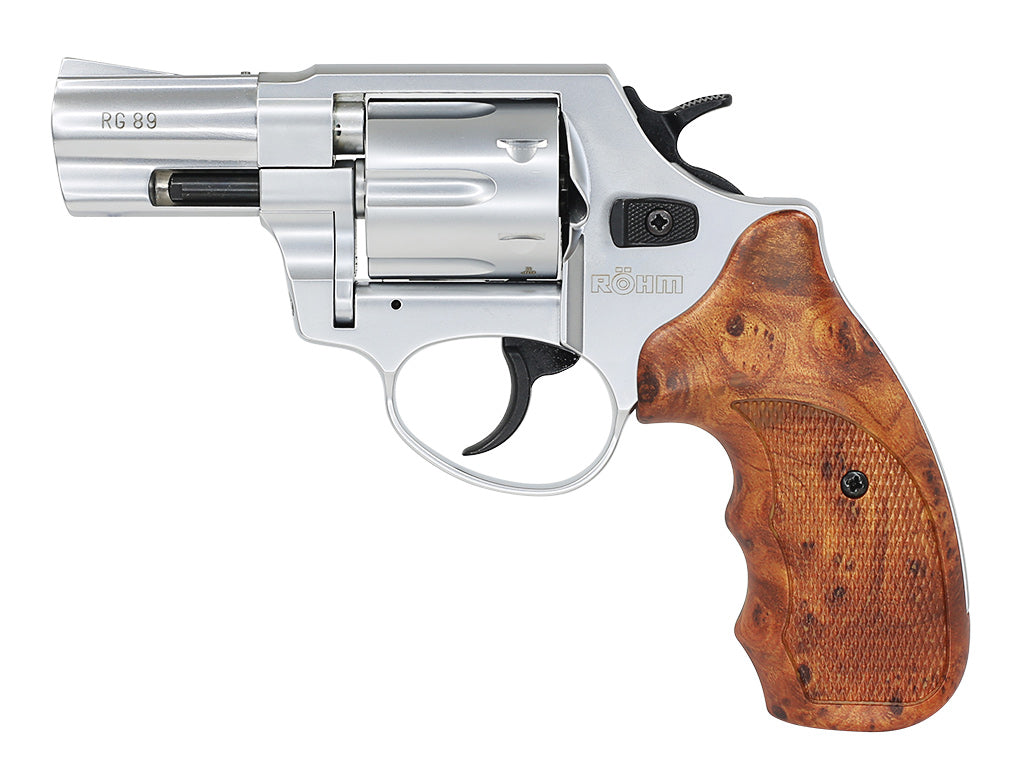 Röhm RG89 Alu Chrome Schreckschuss Revolver 9mm RK - Made in Germany