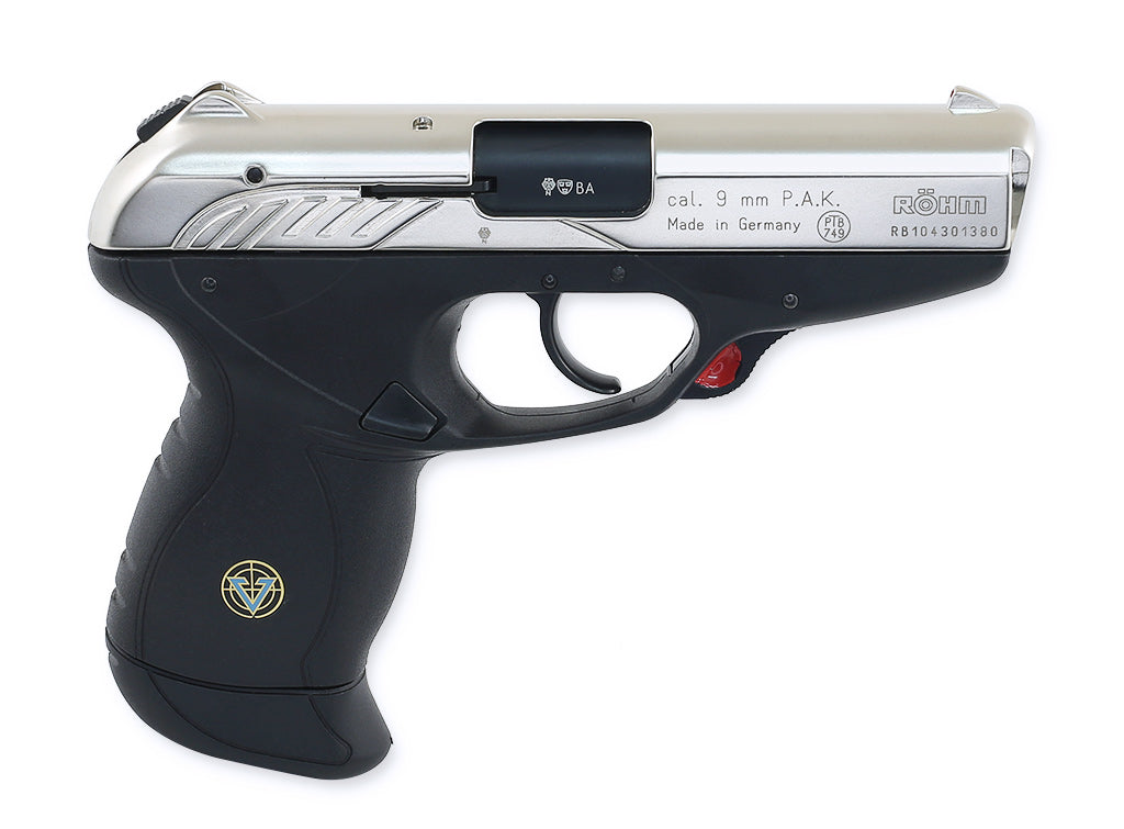 RÖHM Vektor CP1 Velourvernickelt 9mm PAK Schreckschuss