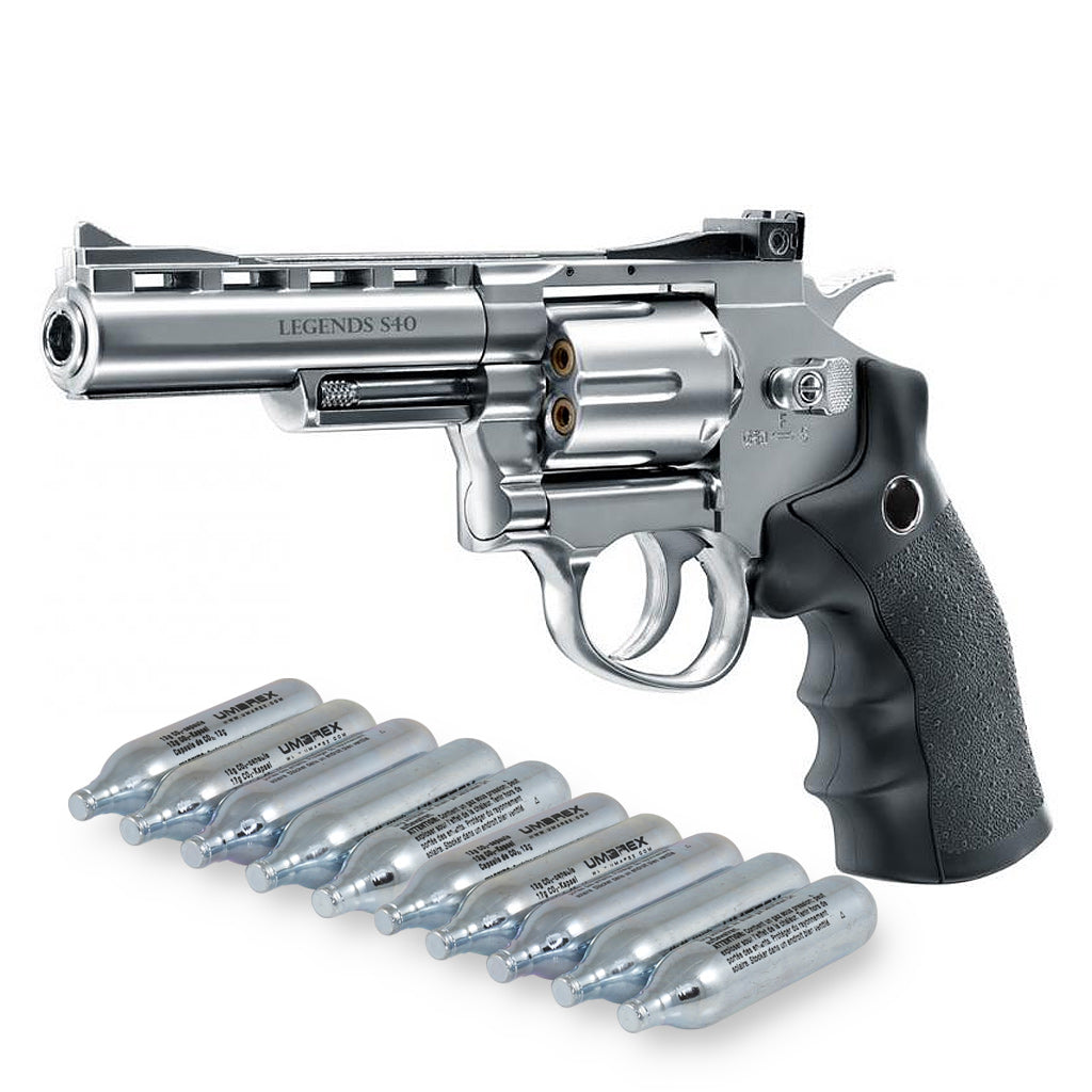 Legends S40 4" CO2 Revolver 4,5mm Diabolo 