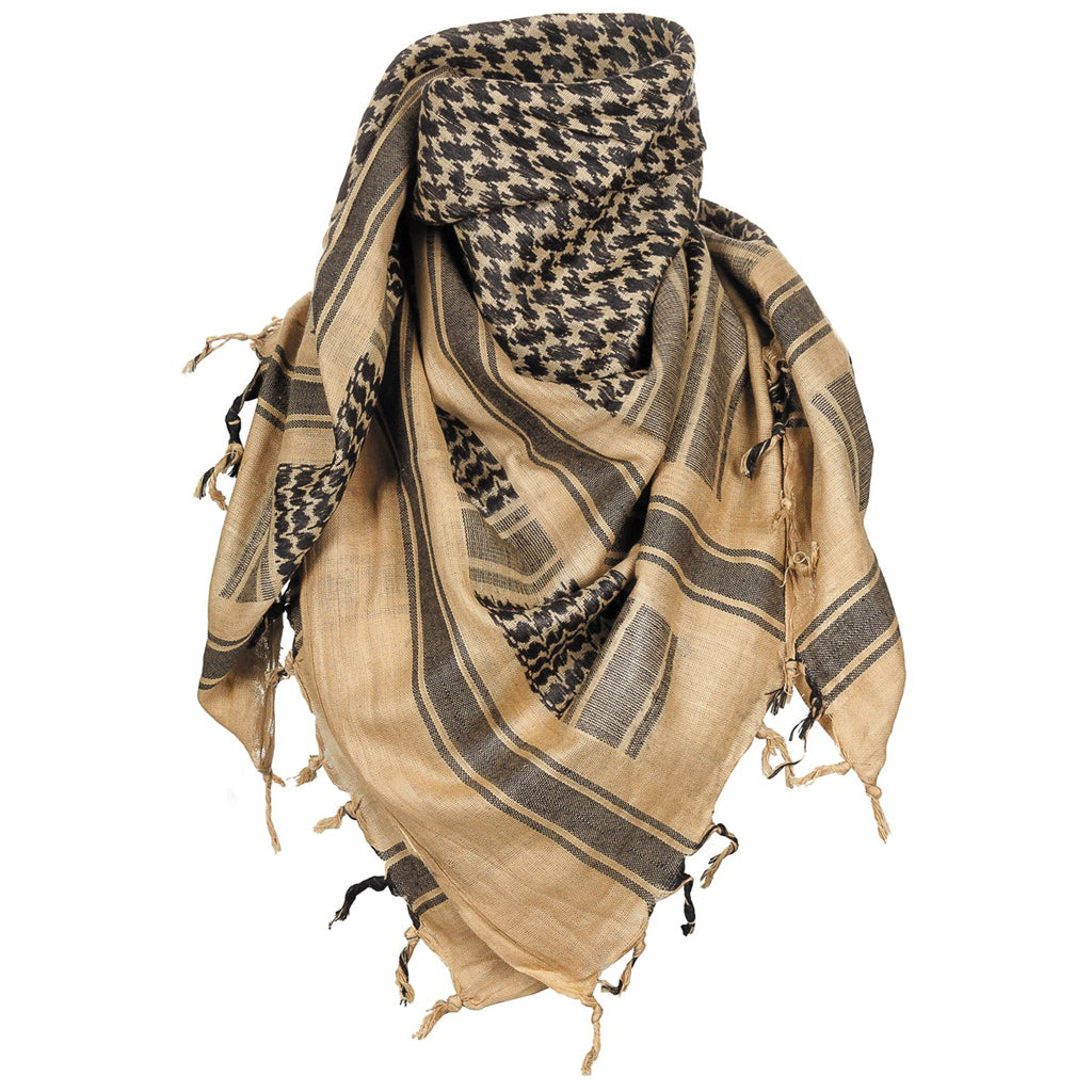 Shemagh oliv/schwarz