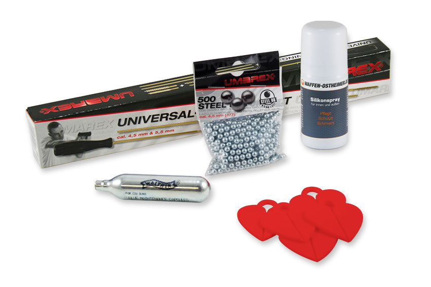 Shoot and Clean Set für CO2 Waffen im Kaliber 4,5mm