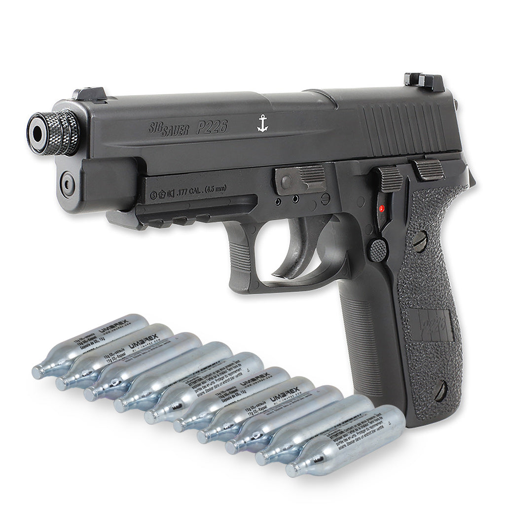 Sig Sauer P226 Blowback CO2 Luftpistole 4,5mm Diabolo
