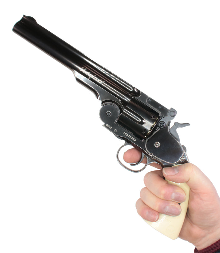 Schofield 6" CO2 Revolver Steel Grey 4
