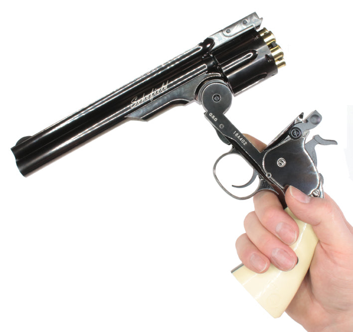 Schofield 6" CO2 Revolver Steel Grey 4