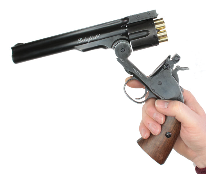 Schofield 6" CO2 Revolver Aging Black