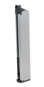 Tokyo Marui verlängertes Magazin M.E.U. / 1911 / Desert Warrior GBB Airsoft - 40 Schuss - silber 