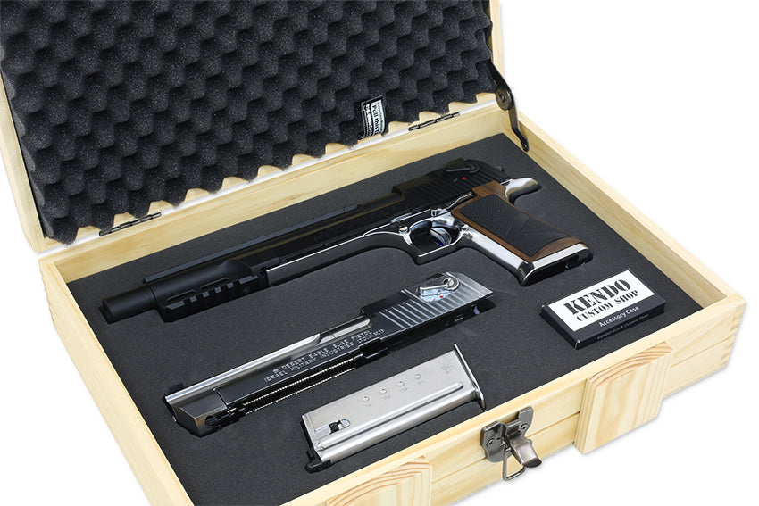 Tokyo Marui Biohazard Resident Evil 2 Lightning Hawk .50AE Magnaport Custom GBB Airsoft - Kiste