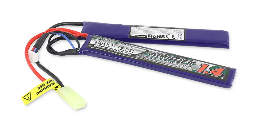 Turnigy Nano-Tech 7,4V 1400mAh Lipo Akku Twin Type Airsoft 