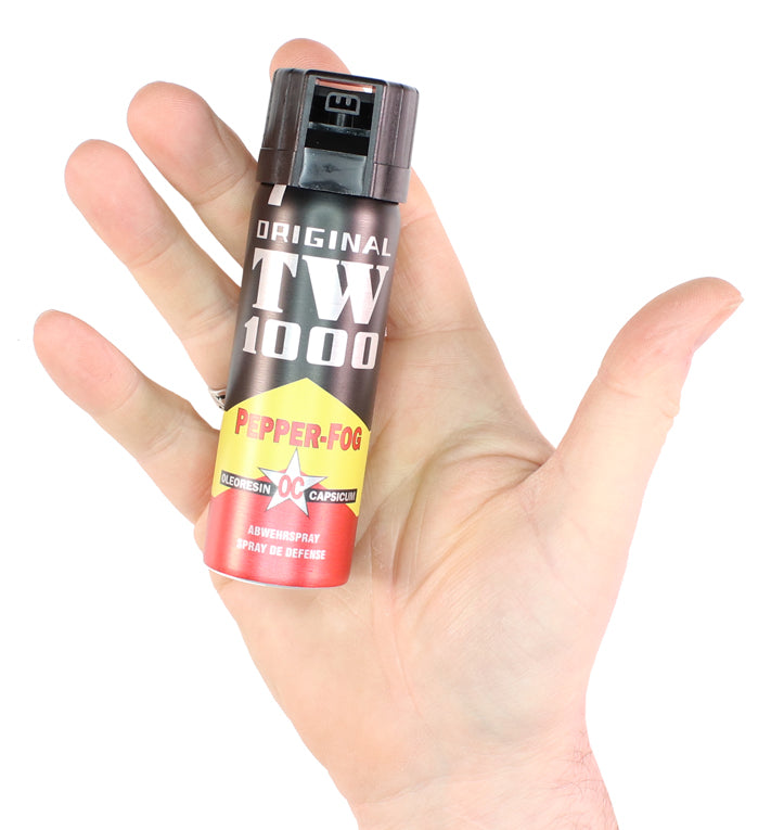 TW1000 Pepper-Fog Pfefferspray in der hand