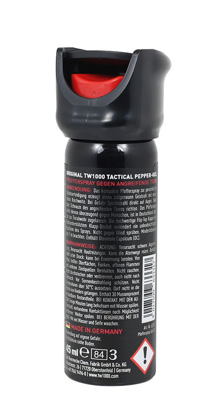 TW1000 Tactical 360° PepperGel Pfeffer-Abwehrspray 45ml 