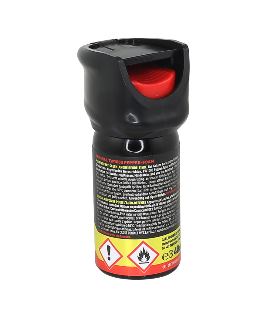 TW1000 Pepper-Foam Pfefferspray Tierabwehrspray 40ml 