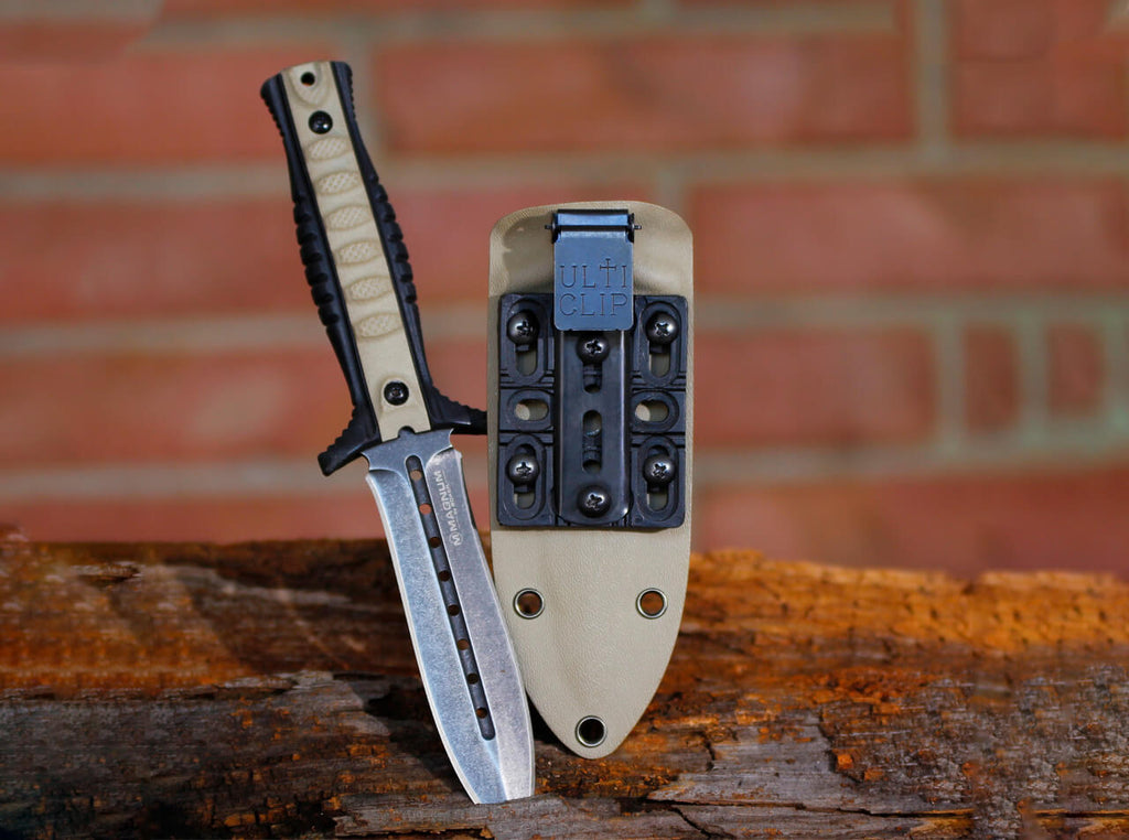 Ulticlip 3+ Befestigungsclip für Messerscheiden / Waffenholstern oder Ausrüstungsgegenständen