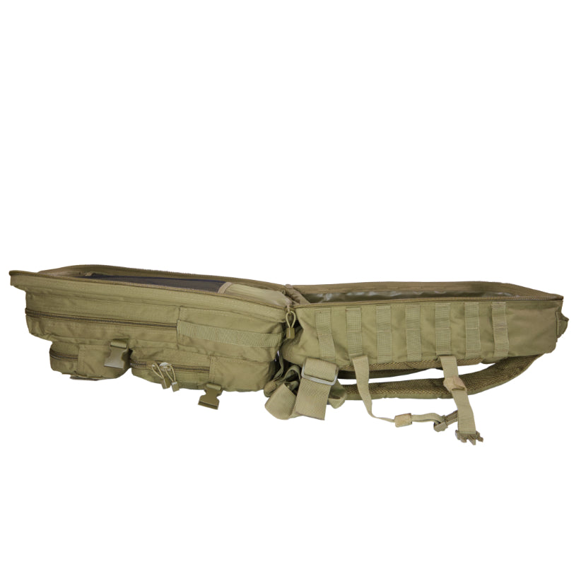 Großes Rückenfach mit Netz.