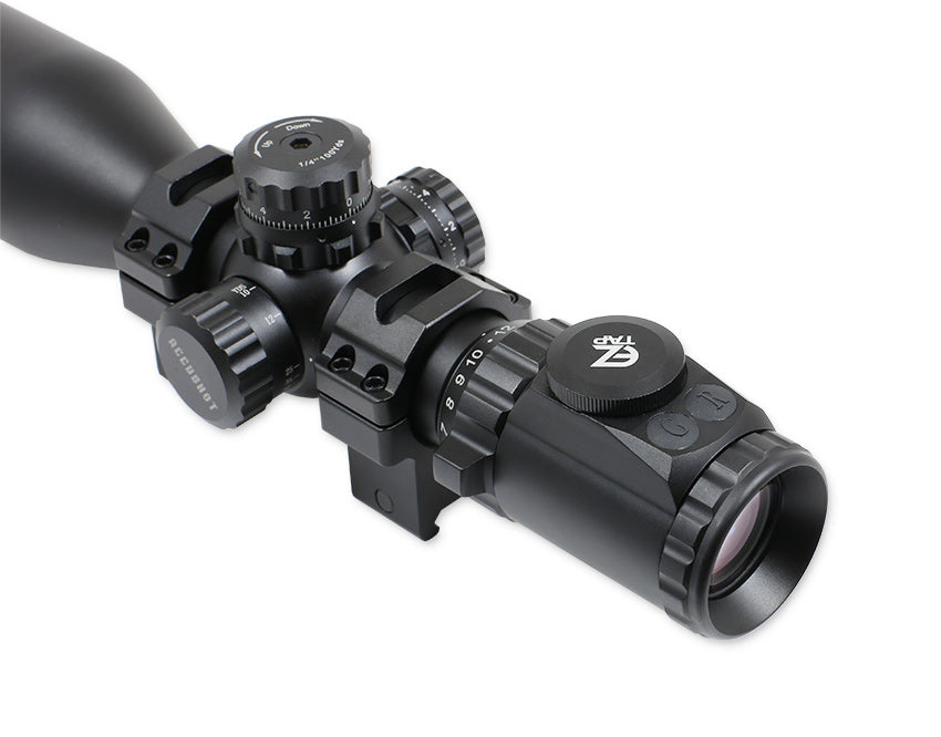 UTG Accushot 3-12x44 AO SWAT Zielfernrohr beleuchtet - 36 Farben - mit geätztem Mil-Dot Absehen