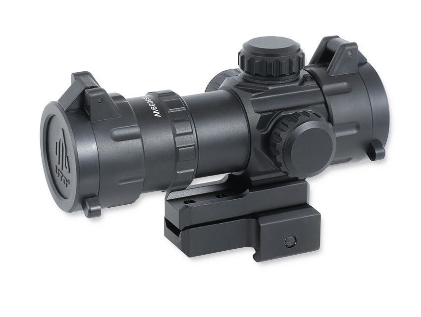 UTG 3.9" CQB Rot / Grün ITA kompaktes Leuchtpunktvisier / Red Dot mit Schnellverschluss