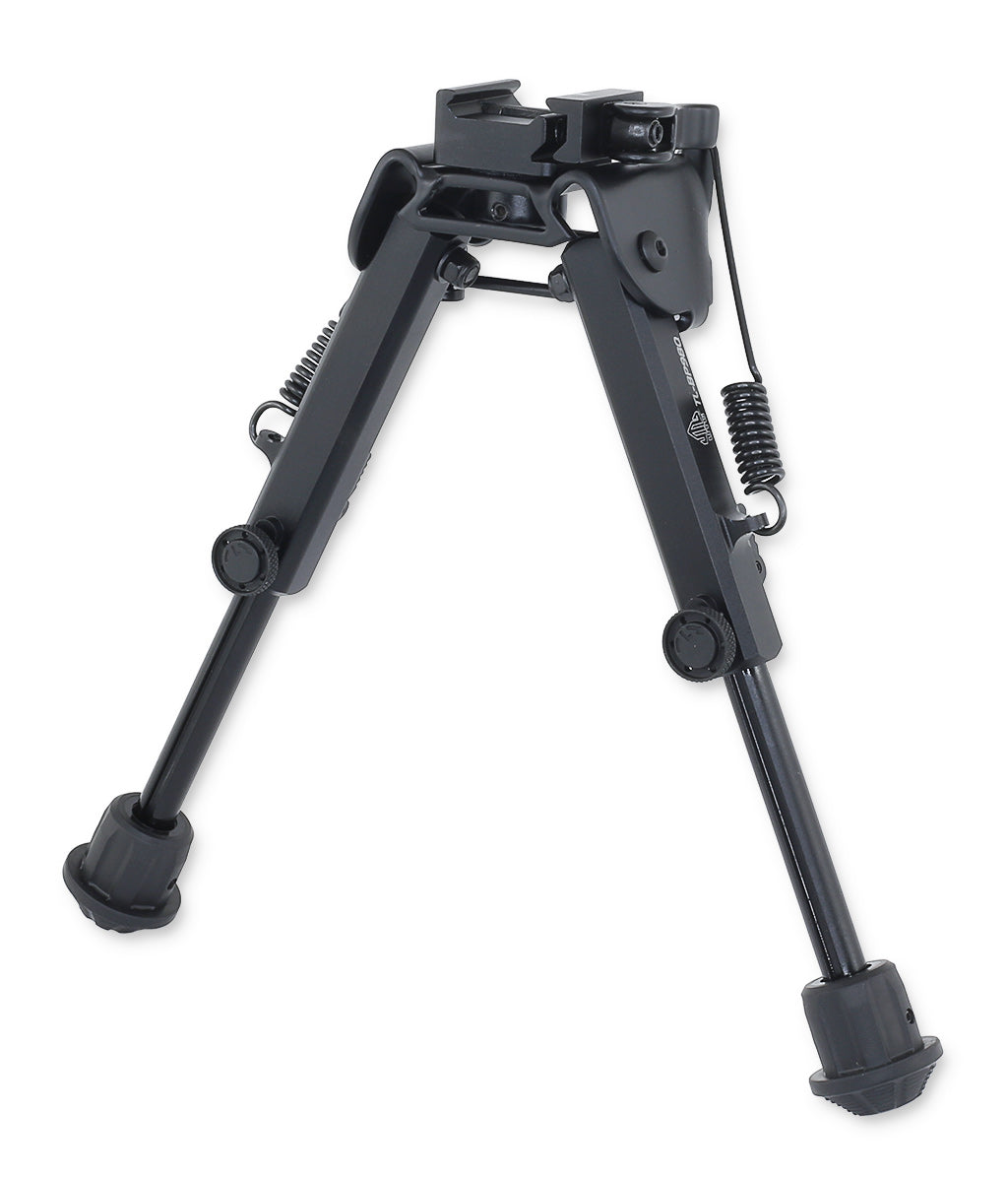 UTG Super Duty Bipod / Zweibein für Picatinnyschiene oder Riemenbügelmontage mit QD