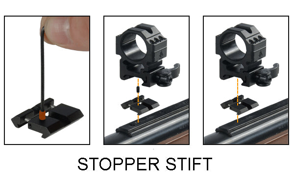 UTG DTP Adapter 11mm Prismen auf 22mm Weaver / Picatinny