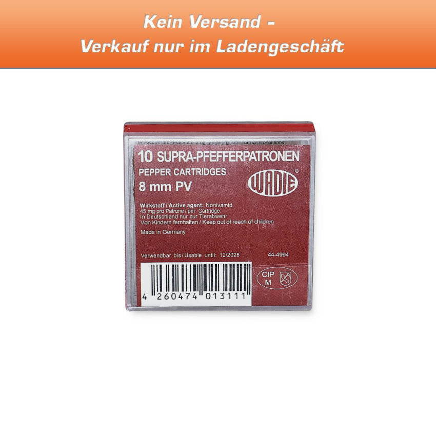 Wadie Supra Pfefferpatronen 8mm PAK 10 Schuss