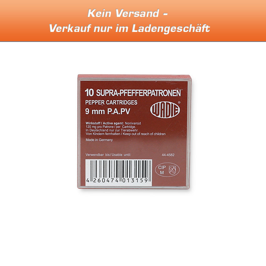Supra Pfefferpatronen 9mm PAK 10 Schuss